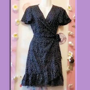 Polka Dot (S) True Wrap Dress
